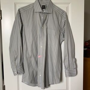 IKE BEHAR Men’s size 16R long sleeve dress shirt.